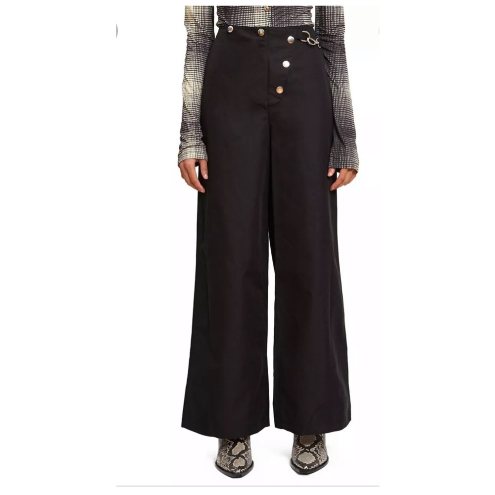 Opening Ceremony Snap Wide Leg Pants
